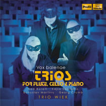 Vox balenae, trios pour flûte, violoncelle et piano