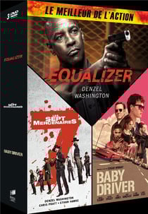Meilleur de l'action - Coffret : Equalizer + Les Sept Mercenaires + Baby Driver