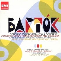 Concertos pour orchestre, pour alto, pour 2 pianos & percussion, musique pour cordes percussion & ce