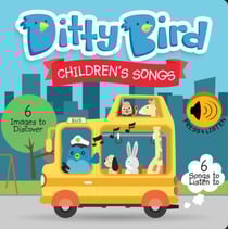 Ditty Bird : Livre musical bébé : Comptines en anglais - Les roues de l'autobus