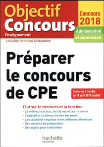 Préparer le concours de cpe 2018