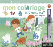 Mon coloriage à l'eau - Vive Pâques !