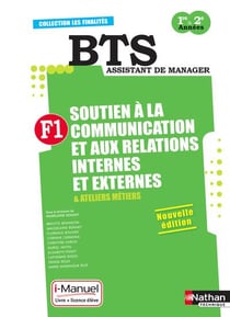 Soutien à la communication et aux relations internes externes - BTS - 1re et 2e années - finalités 1 - i-manuel