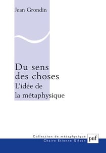 Du sens des choses - l'idée de la métaphysique