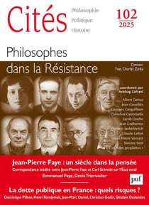Cités Tome 102 : Philosophes en résistance