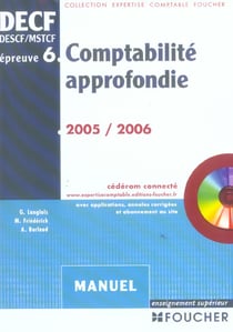 Comptabilite approfondie - epreuve n.6 (edition 2005/2006)