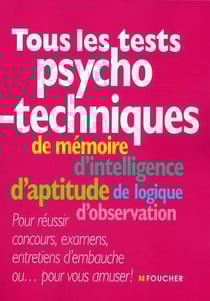 Tous les tests psychotechniques