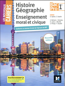 Les nouveaux cahiers : histoire-géographie-EMC - 1re bac pro - manuel de l'élève (édition 2018)