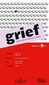 Revue Grief n.9/1 (édition 2022)