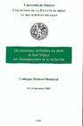 Les nouveaux territoires du droit et leur impact sur l'enseignement et la recher - actes du colloque