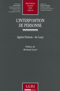 Interposition de personne