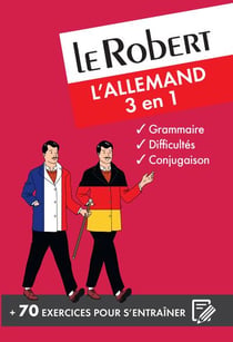 3 en 1 - dictionnaire le robert -  l'allemand (édition 2017)