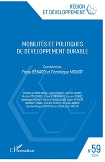 Collectif Tome 59 : mobilités et politiques de développement durable (édition 2024)