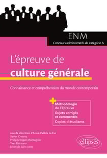 L'épreuve de culture générale - ENM et concours adminstratifs de catégorie A