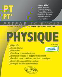 Physique : PT/PT* - programme 2022