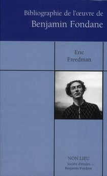 Bibliographie de l'oeuvre de Benjamin Fondane