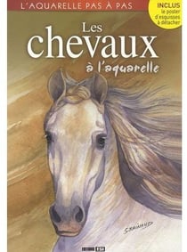 Les chevaux à l'aquarelle