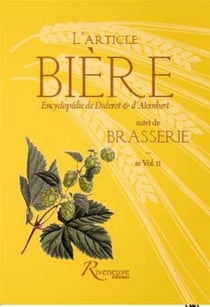 L'article bière - brasserie - Encyclopédie de Diderot & d'Alembert