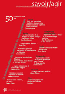 Savoir/agir n.50 : la mondialisation de la drogue, un espace politique