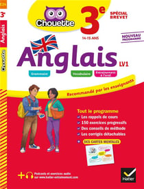 Chouette entraînement Tome 24 : anglais - 3e LV1 (A2+, B1) - cahier d'entraînement et de révision