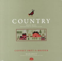 Coffret prêt-à-broder : country