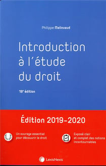 Introduction à l'étude du droit (19e édition)