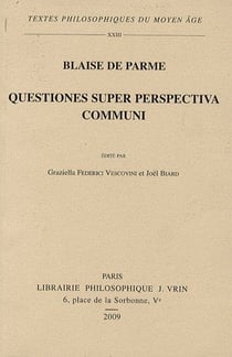 Questiones super perspectiva communi