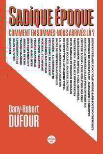 Sadique époque : Comment en sommes-nous arrivés là ?
