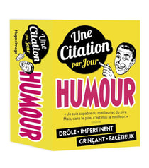 Une citation par jour humour 2019 (édition 2019)
