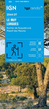 3544OT - LE MUY LORGUES - MONTAGNE DE ROQUEBRUNE MASSIF DES MAURES