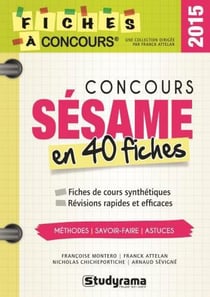 Concours sésame en 40 fiches