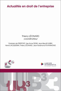 Actualités en droit de l'entreprise