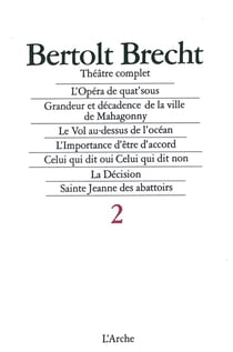 Théâtre complet T2 Brecht