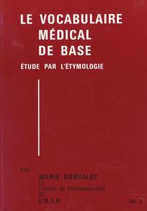 Vocabulaire médical de base - 2 volumes inséparables