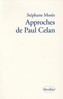 Approches de Paul Celan