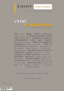 REVUE LIBERTE POLITIQUE Tome 6 : l'Etat en questions