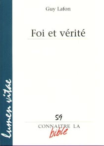 Revue connaitre la bible n.59 - foi et vérité