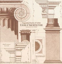 Coffret d'avilier : cours d'architecture, explication des termes d'architecture, planches d'archi