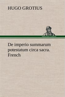 De imperio summarum potestatum circa sacra. french
