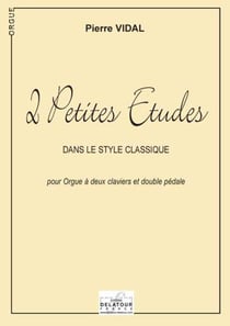 2 petites études pour orgue dans le style classique
