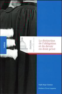 La distinction de l'obligation et du devoir en droit privé