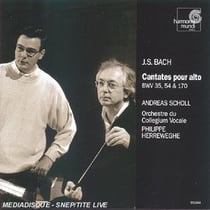 Cantates pour alto, bwv 35, 54 & 170 (alt-solokantaten)