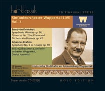 Sinfoniorchester Wuppertal live vol.1 / The 3D binaural series vol.2