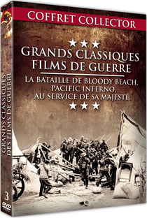 Grands classiques films de guerre : La bataille de Bloody Beach + Pacific Inferno + Au service de Sa Majesté