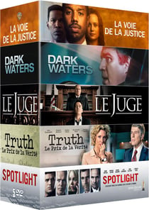 Coffret 5 films : La Voie de la justice + Le Juge + Truth + Spotlight + Dark Waters