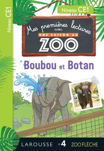 Mes premières lectures avec une saison au zoo : CE1 - Boubou et Botan