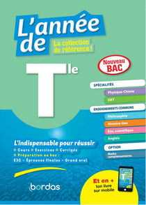 L'année de Terminale spécialités physique-chimie / SVT + Enseignements communs