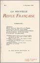 La nouvelle revue francaise 0