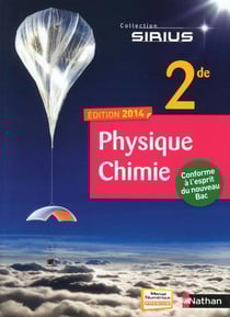 Sirius Physique Chimie 2De (Manuel Grand Format)