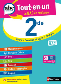 ABC du bac tout-en-un : toutes les matières - 2de (édition 2023)